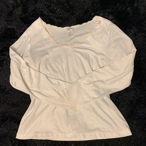 coquette satin lace long sleeve